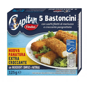 BASTONCINI PESCE FINDUS PZ. 5