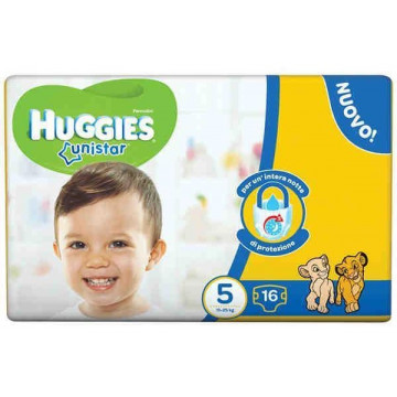 HUGGIES PANNOLINI UNISTAR 5...