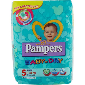 PAMPERS BABY DRY 5 JUNIOR...