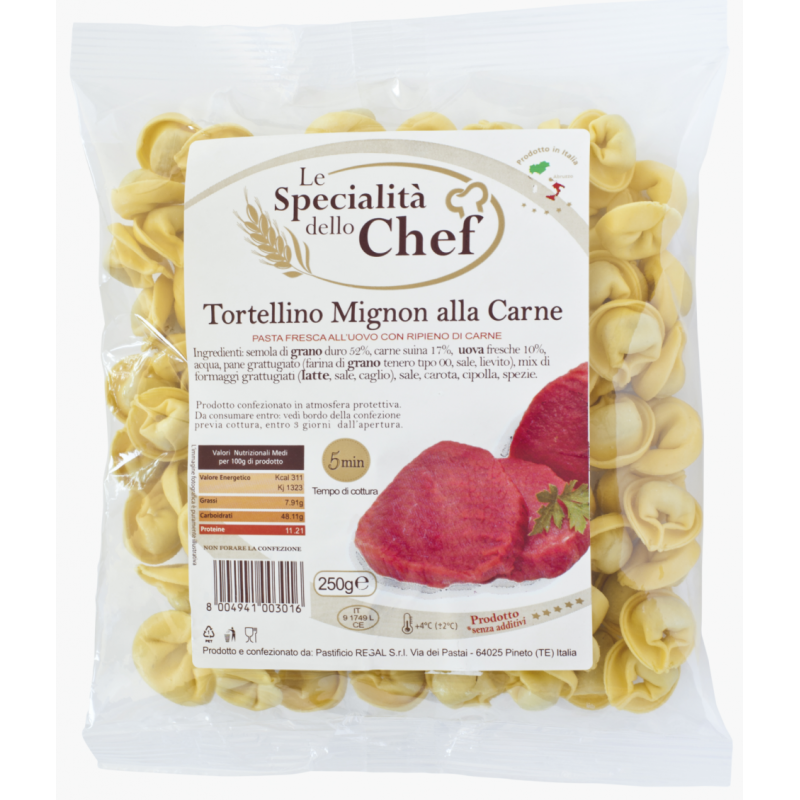 Italien Gourmet. TORTELLINI ALLA CARNE FRESCHI GR.500